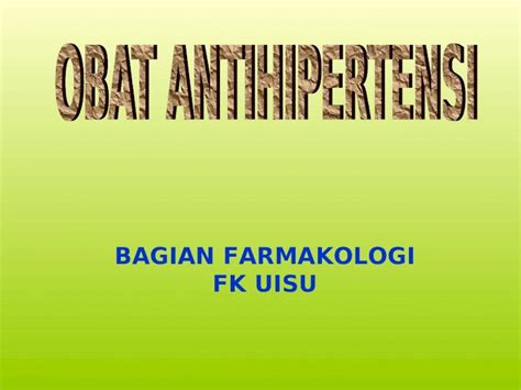 Ppt Obat Anti Hipertensi 97ppt Dokumentips