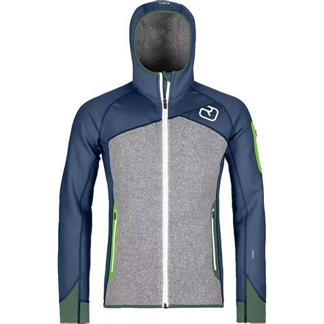 Ortovox Fleece Plus Hooded Full-Zip - Men's | Backcountry.com