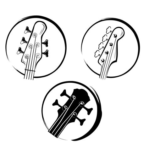 Guitar Headstock Vector Of Various Types 17684486 Vector Art At Vecteezy