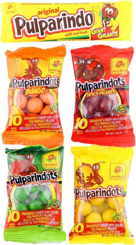 Mexican Candy Variety Pack 4 Pulparindots Original