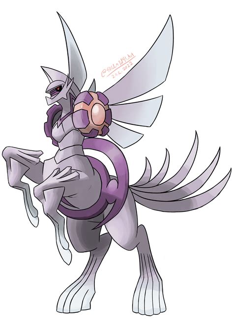 I Drew Palkias Origin Forme G0ldm3d4lart Pokemonlegendsarceus