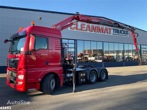 MAN TGX 28 440 Euro 6 Fassi 23 Tonmeter Laadkraan Fly Jib Truck