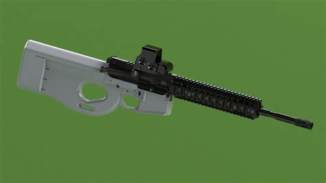 3d Printed Hybrid Ar 15fn P90 Lower And 12 Gauge Slugs Make Web Debut