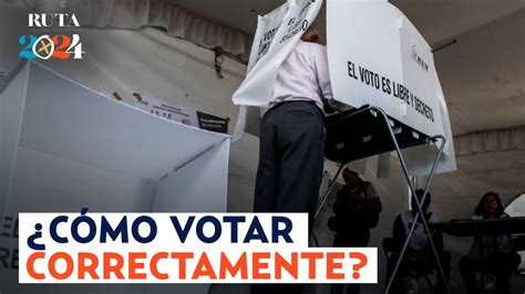 Sabes C Mo Marcar La Boleta Electoral As Debes Marcar Tu Voto Para