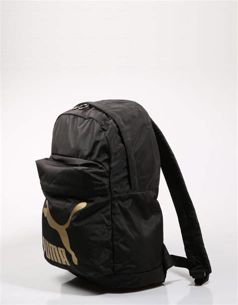 Puma Originals Backpack Mochila Negro Lona 67521