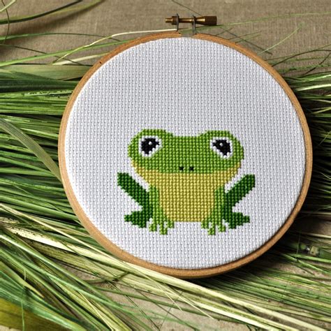 Frog Cross Stitch Pattern Instant Download : Froggie!!!!!! #Frog #Cross ...