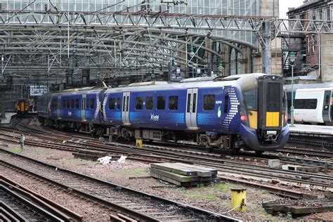 Scotrail 385015 A Scotrail Class 385 Arrives Into Glasgo Kian