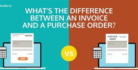 The Difference Between Purchase Order And An Invoice Icharts