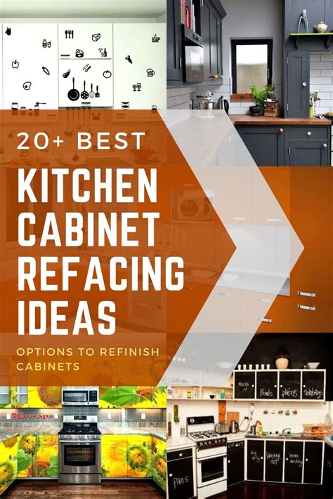 20+ Kitchen Cabinet Refacing Ideas [Options To Refinish Cabinets]