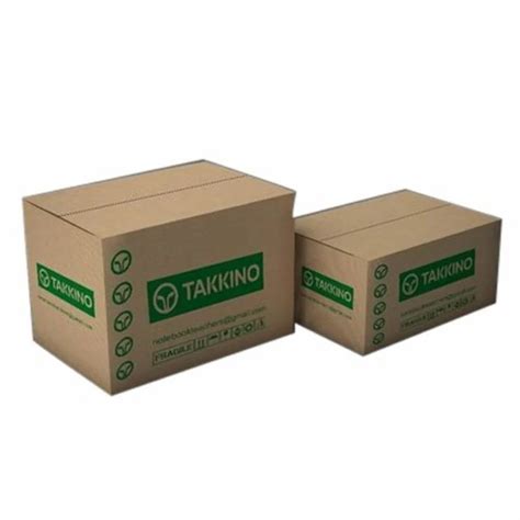 Corrugated Kraft Paper Double Wall 5 Ply Printed Carton Box At Rs 28