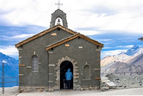 Gornergrat Valais Switzerland August 4th 2008 The Chapel On Top