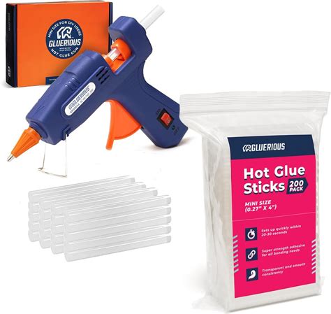 Amazon Mini Hot Glue Gun With Glue Sticks Kit Pcs Hot Glue Sticks Pack Arts