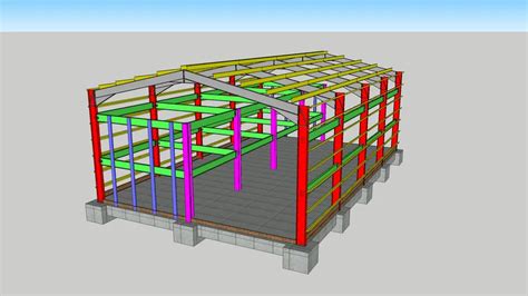 Portal Frame 10 3D Warehouse