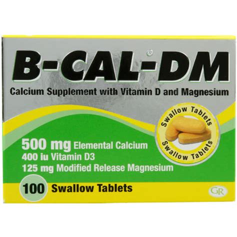 B Cal Dm Swallow Tablets 100 Broadway Pharmacy