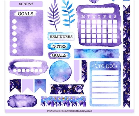 Journal Stickers Printable Aesthetic