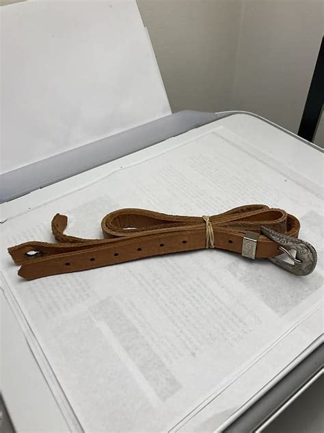 Vintage Leather Guitar Strap Vintage Guitar Strap Reverb