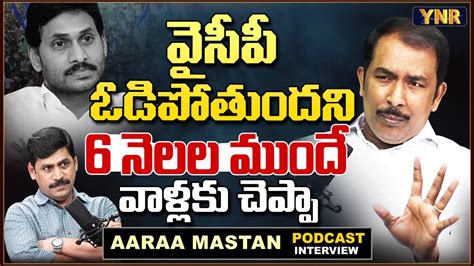 Aaraa Mastan Exclusive Podcast Interview With Journalist YNR Aaraa