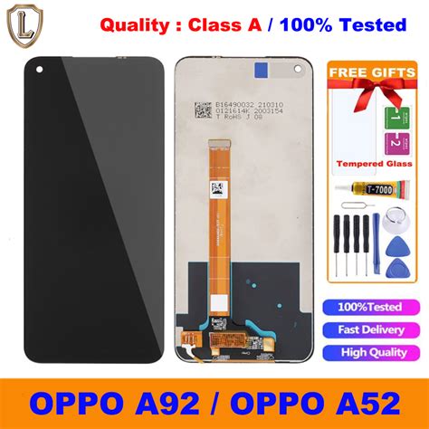 100 Tested Original LCD For OPPO A92 LCD CPH2059 LCD Screen CPH2059