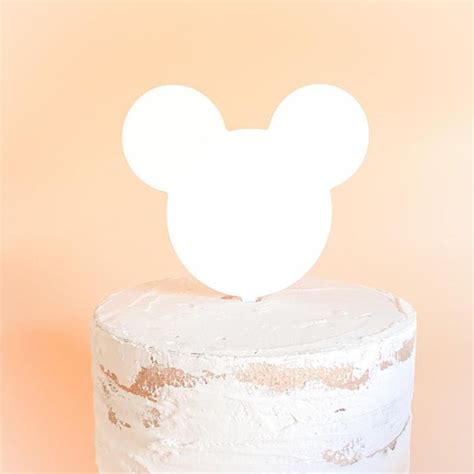 Acrylic Mouse Ear Cake Topper Cake Topper First Birthday Cake