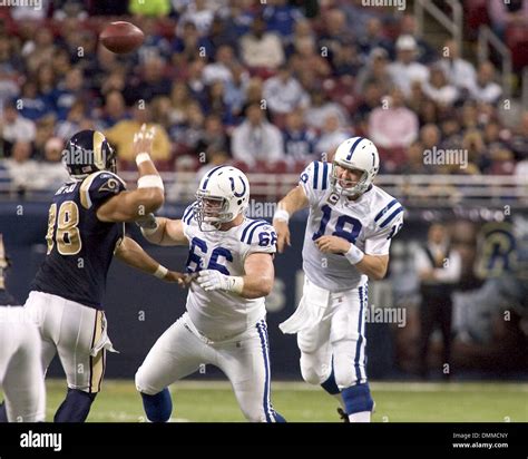 Oct 25 2009 St Louis Missouri Usa Nfl Football Colts Guard