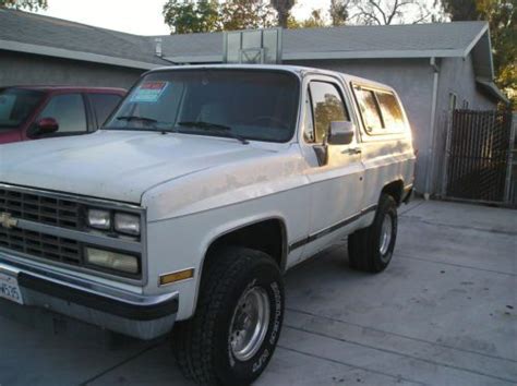 Buy Used 1990 Silverado Chevrolet K5 Blazer Full Size No Reserve In