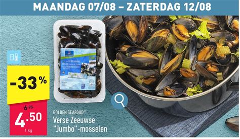 Verse Zeeuwse Jumbo Mosselen Promotie Bij Aldi