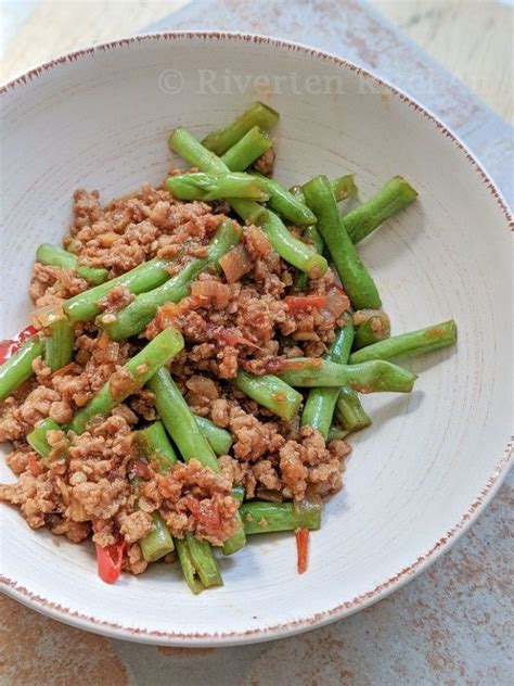 Ground Pork And Green Bean Stir Fry Recipe Green Beans Pork And Green Beans Ground Pork