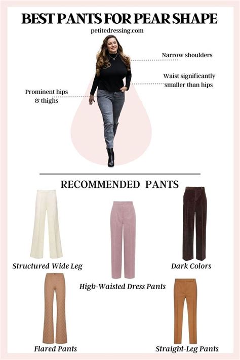 The Complete Pants Guide For Pear Shaped Body In Pear Body Shape