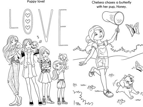 Barbie Chelsea Coloring Pages Coloring Pages