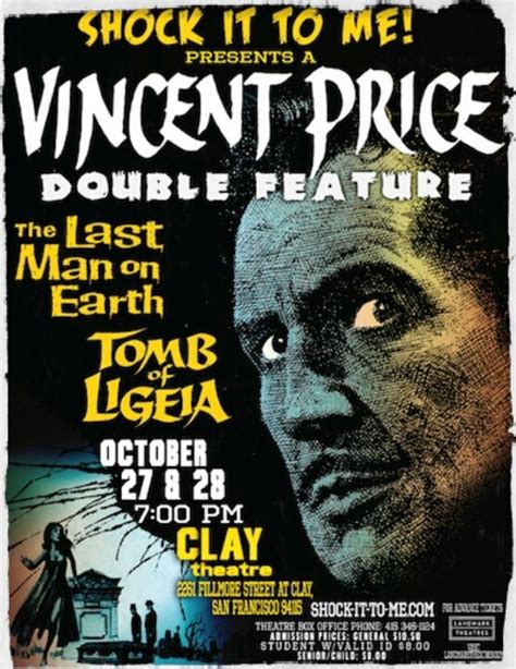 Vincent Price Double Feature The Last Man On Earth Tomb Of