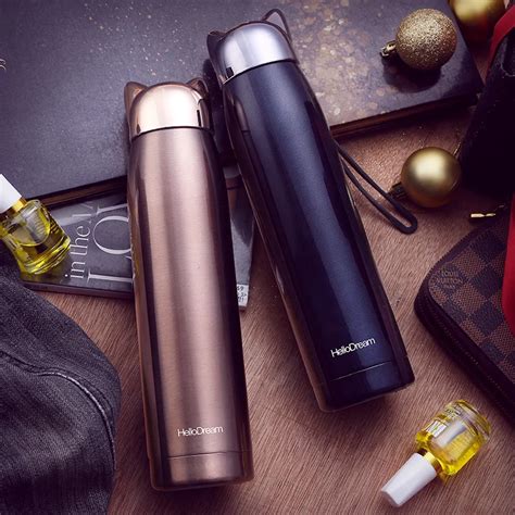 Creative Bullet Coffee Thermos Stainless Steel Tumbler Travel Mug For