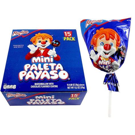 Mini Paleta Payaso 15ct Fiesta Party Supplies