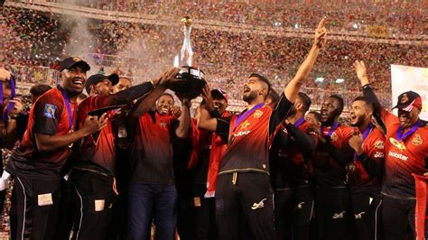 Cpl 2018 Trinbago Knight Riders Crowned Champions For Third Time