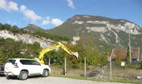 Culoz Travaux Laménagement du pôle déchanges multimodal de la gare