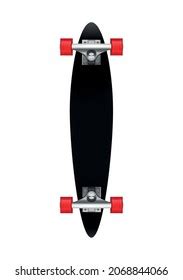 Skateboards Realistic Composition Isolated Image Skateboard Stock