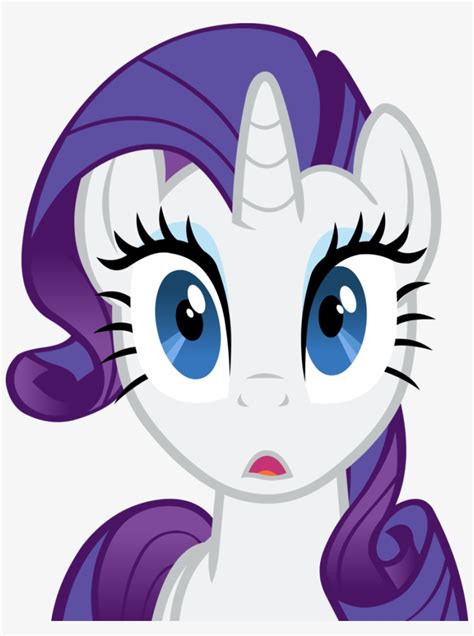 Rarity Surprised Face My Little Pony Rarity Cara Transparent Png