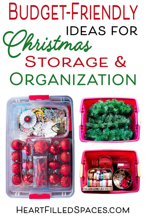 Budget-Friendly Ways To Organize And Store Christmas Decorations