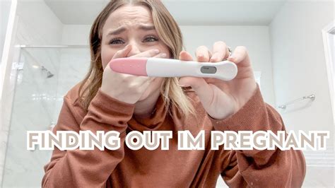 Finding Out Im Pregnant First Time Mom Youtube