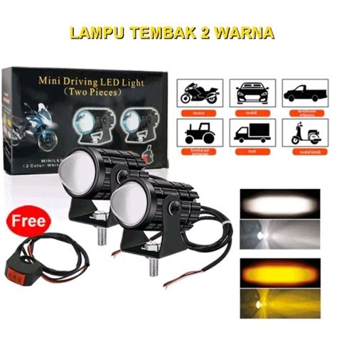 Jual Promo Laser Foglamp D2 Superbright High Low Mini Driving Lampu