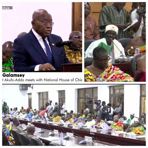 Akufo Addo Sends Bold Message To National House Of Chiefs At Manhyia