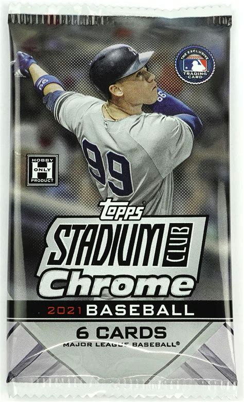 2021 Topps Stadium Club Chrome Baseball Hobby Box Da Card World