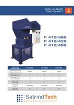 TWO SHAFT SHREDDER F 10HP SERIES SATRINDTECH SRL SatrindTech S R L