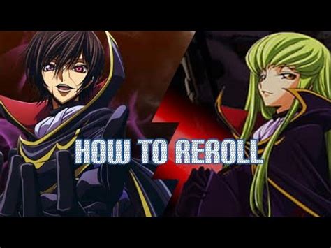 How To Reroll EN Ver Code Geass Lost Stories LELOUCH YouTube