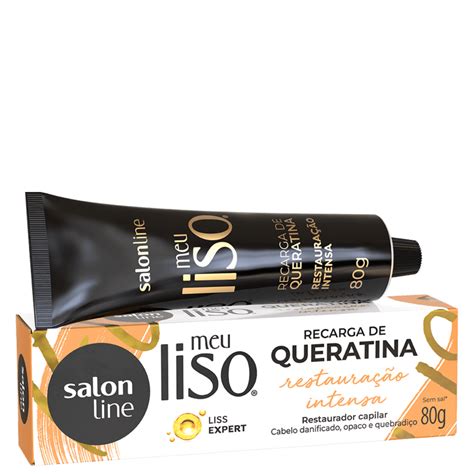 Restaurador Capilar Salon Line Meu Liso Queratina Beleza Na Web