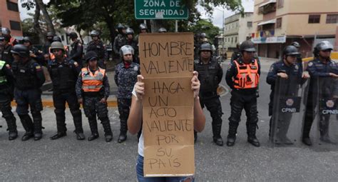 Así se desarrolla la marcha opositora al régimen dictatorial de Maduro