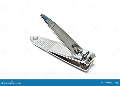 Nail Clippers Isolated On White Stock Photo Image Of Accessory