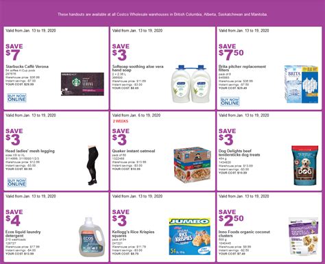 Costco Flyer And Costco Sale Items For Jan 13 19 2020 For Bc Ab Sk Mb Costco West Fan Blog