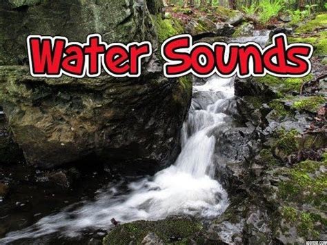 Small Waterfall Sound Effect Relaxation | Waterfall sounds, Small ...