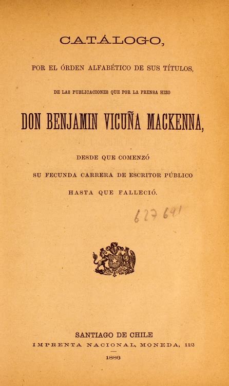 Catálogo por el orden alfabético de sus títulos de las publicaciones