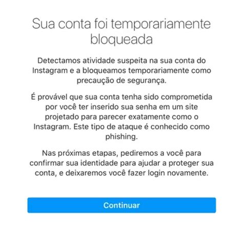 Minha Conta Do Instagram Foi Bloqueada